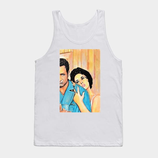 Cat on a Hot Tin Roof Tank Top by Svetlana Pelin